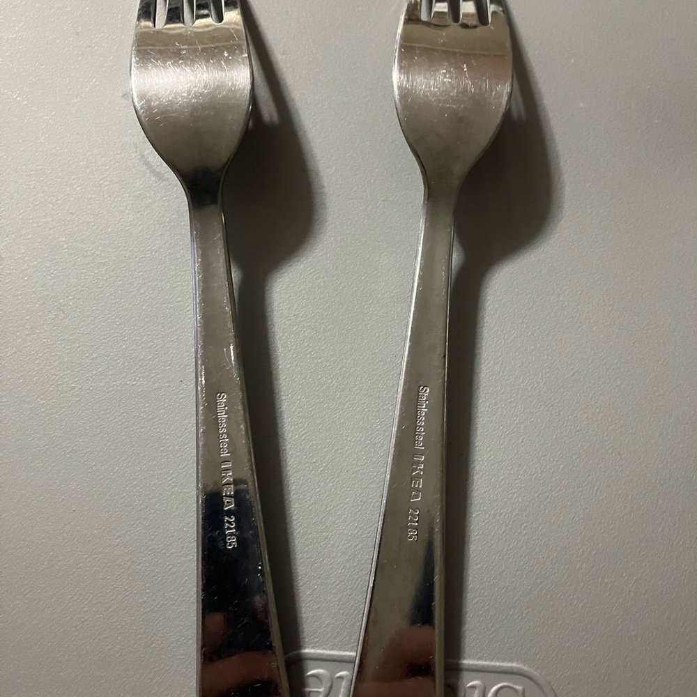 IKEA Silver Flatware Dining Forks Elegant Design - Picture 3 of 4